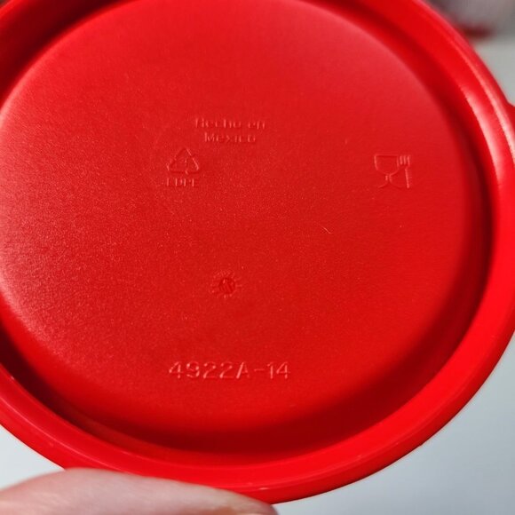 Tupperware Red and White Kitchen Food Storage Set - Picture 3 of 9